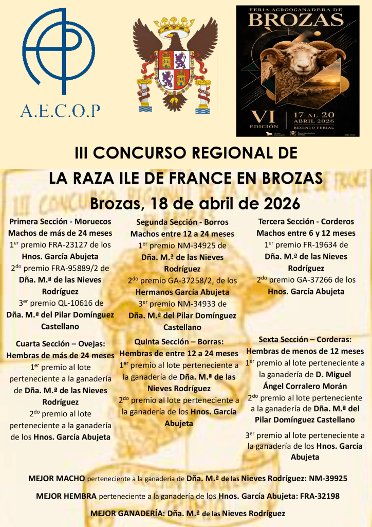 III-Concurso-Regional-de-la-Raza-Ile-de-France-en-Brozas-2026-Cartel